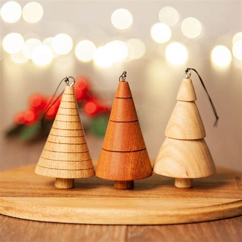 wooden christmas decorations tree 10