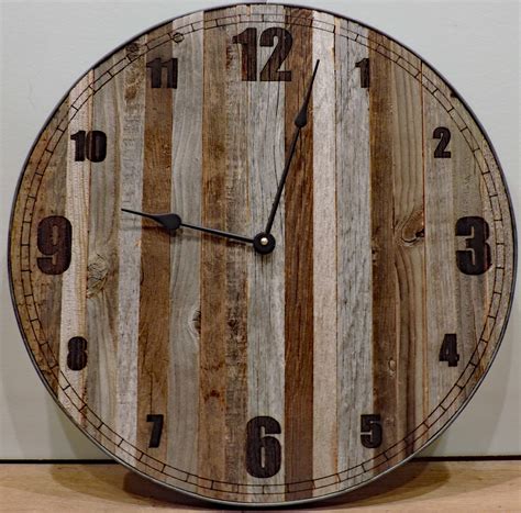 Rustic Outdoor Wall Clock at Miguel Washington blog