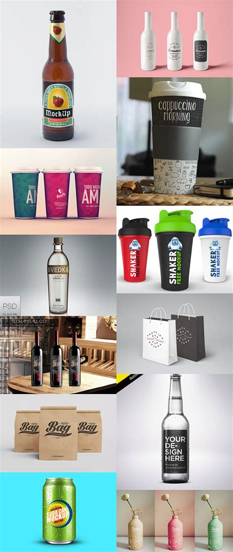 33 Free PSD Product Packaging Mock-up Templates :: Behance
