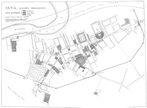 plans  ostia  scavi  ostia