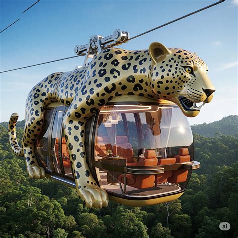 Animal-Shaped Cable Cars: Where Scenic Rides Meet Whimsical Wildlife