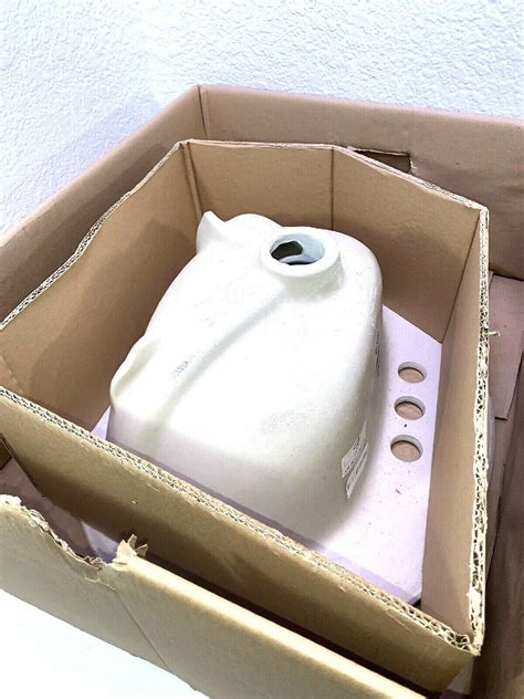 zurn     drop  oval lavatory white counter top ebay