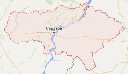 Саратов - карта города.