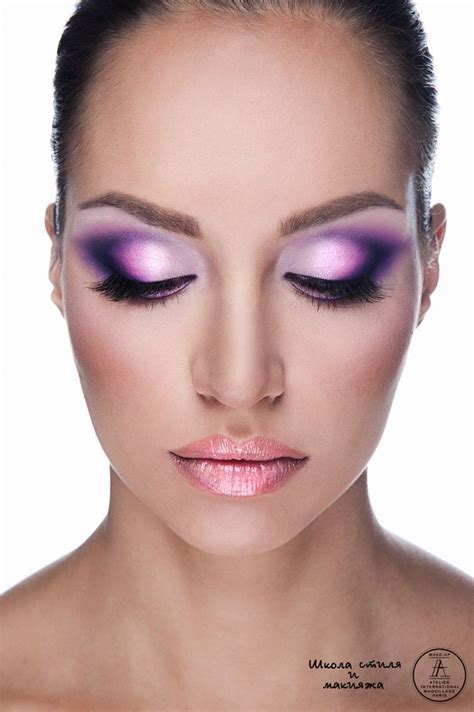 Макияж в фиолетовых тонах | Halloween face makeup, Makeup, Face makeup