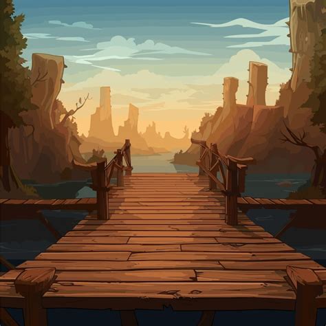 Bridge background Vectors & Illustrations for Free Download | Freepik