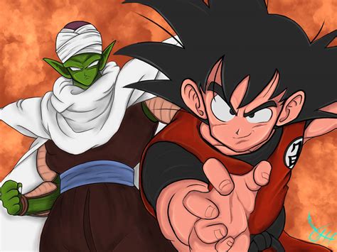 Classic Goku and Piccolo (Dead Zone Era) by tehbigmadbarb on DeviantArt