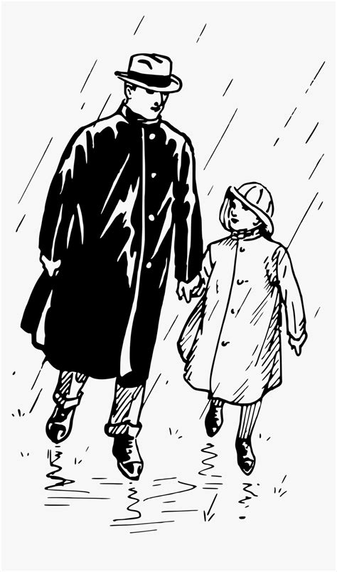 Transparent Rain Clipart Black And White - Rainy Black And White ...