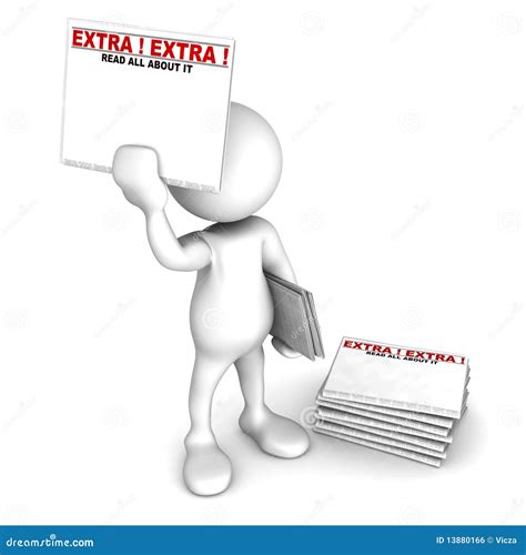The newspaper seller stock illustration. Illustration of space - 13880166