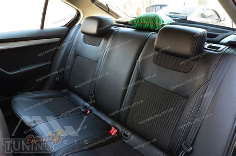 Чехлы в салон Шкода Октавия А7 универсал (чехлы на Skoda Octavia A7 ...
