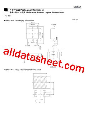 TO-252 Datasheet(PDF) - Torex Semiconductor