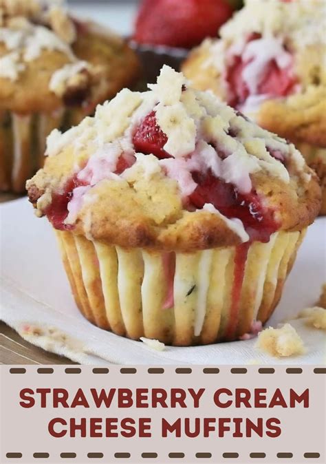 strawberry cream cheese muffins recipe strawberry cream cheese