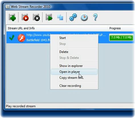 Web Stream Recorder - Download