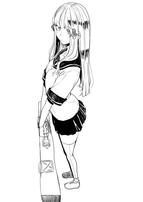 Anime Girl Full Body Drawing | Free download on ClipArtMag
