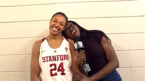 Chiney Ogwumike interviews Erica McCall following Stanford women's ...