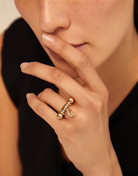 18K gold-plated ring | UNOde50 United States