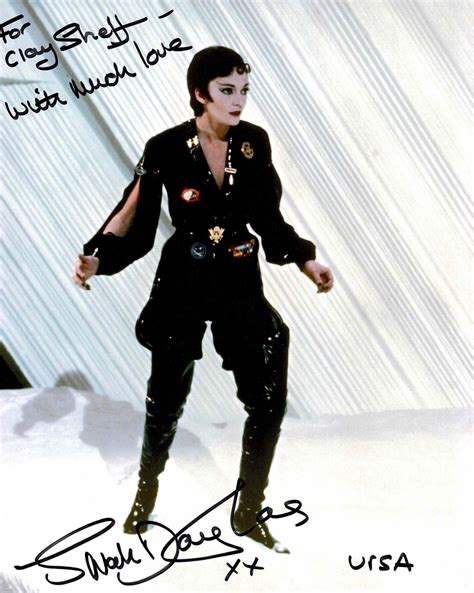 SALE! SARAH DOUGLAS! Sexy URSA! RARE! Signed color 8 x 10 photo from