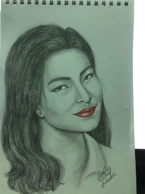 Angel Locsin Drawing Image - Drawing Skill