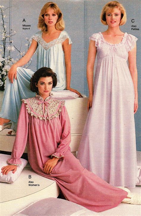 Frilly Nightgowns to Garfield Pajamas: 1980s Women's Sleepwear Catalog