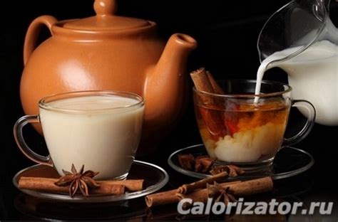 Чай с молоком - калорийность, состав, описание - Calorizator.ru