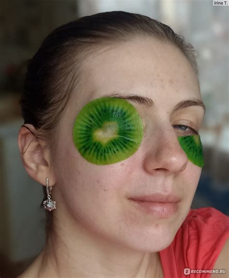 Патчи для глаз Oriflame с киви Love Nature - «Патчи Oriflame в форме ...
