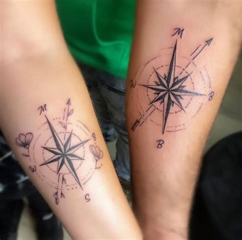 56 of the Best Matching Couple Tattoos - Round the World Magazine | His ...