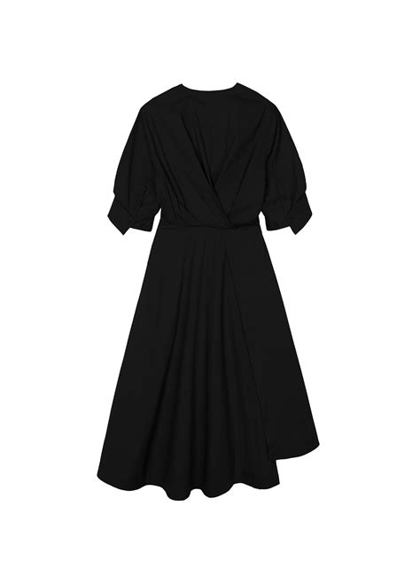 Dresses / JNBY Mid-Sleeve Wrap Waist Midi Dress (100% Cotton) – JNBYPLUS