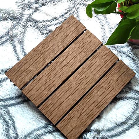 Eco-Friendly Patio Terrace Balcony Garden Floor Tiles Wood Plastic ...