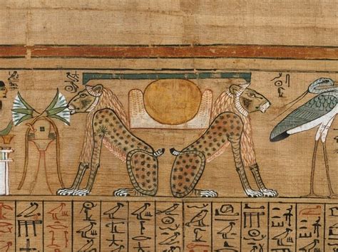 Two lions of the god Aker - Egypt Museum