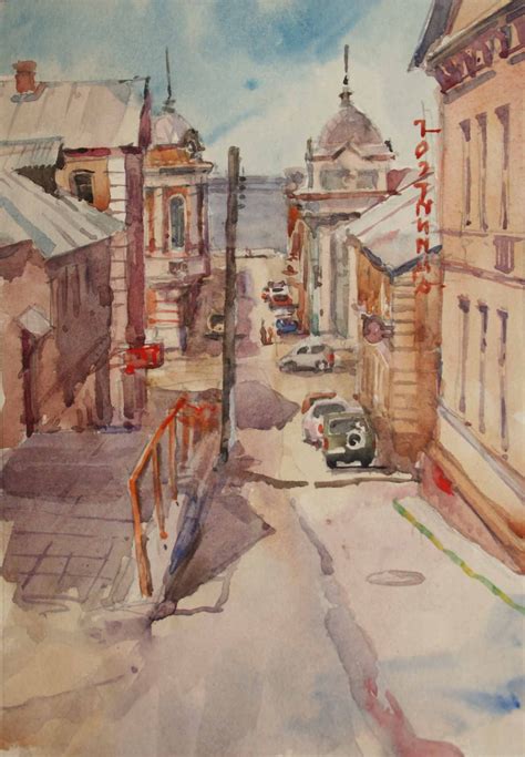 Нижний Новгород, акварель Nizhny Novgorod, watercolor | Картины ...
