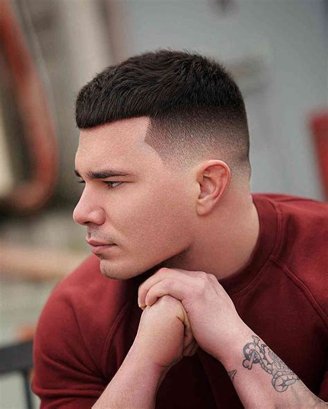 taper fade haircut  white men