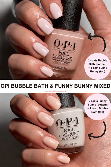 OPI Bubble Bath and Funny Bunny Combo — Lots of Lacquer