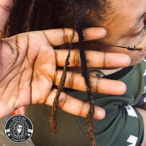 Two different locs with the similar breakage. One showing a “before ...