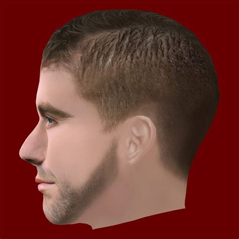 luke shaw head  poly head  game  model  nammichael