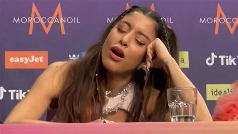 Marina Satti Stirs Controversy at Eurovision Yawning at Israel ...