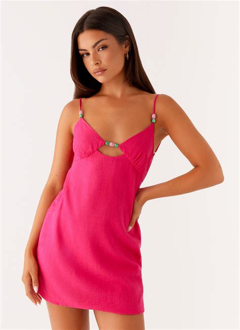 Vander Mini Dress - Fuchsia – Peppermayo