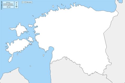 Estonia, d-maps.com: free map, free blank map, free outline map, free ...
