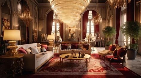 Premium AI Image | A gorgeous living space with ornate
