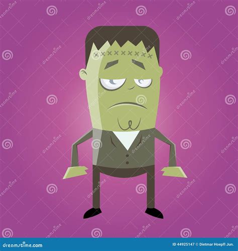 Funny frankenstein monster stock vector. Illustration of creature ...