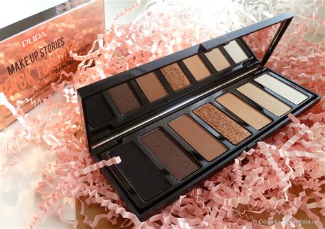 Back To Nude - палетка теней от Pupa Milano Make Up Stories Compact ...