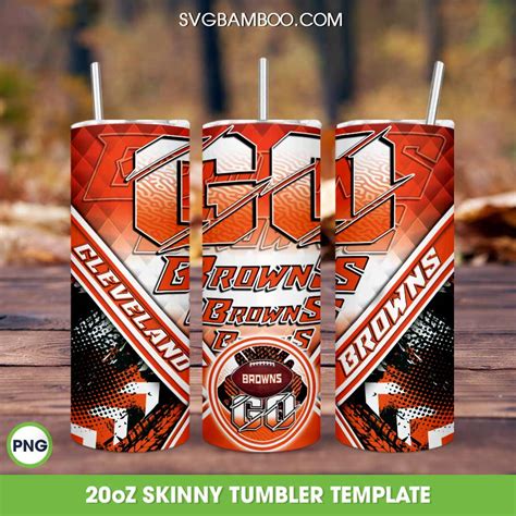 cleveland browns tumbler wrap png