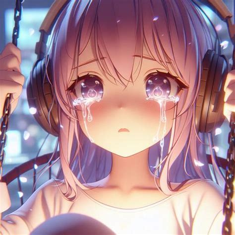 anime sad girl dp   hq images