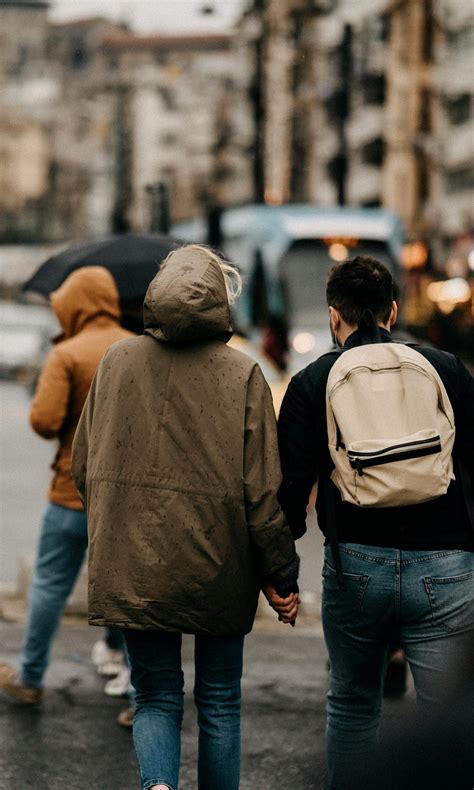 Couples Walking In Public Hand In Hand Photos, Download The BEST Free