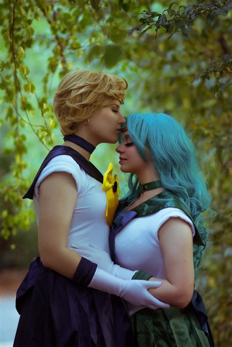 [self] Sailor Uranus and Sailor Neptune Cosplay from Sailor Moon by