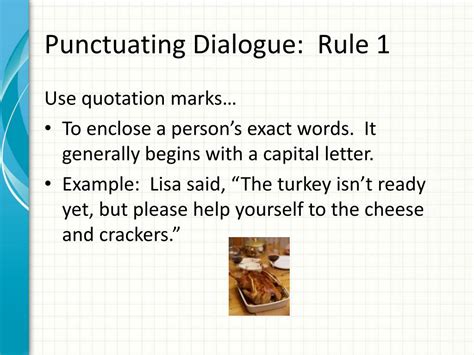 PPT - Using Quotation Marks & Punctuating Dialogue: A Handy, Dandy ...