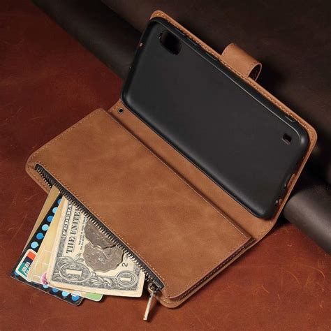 Leather Wallet Phone Case For iPhone - Not sold in stores