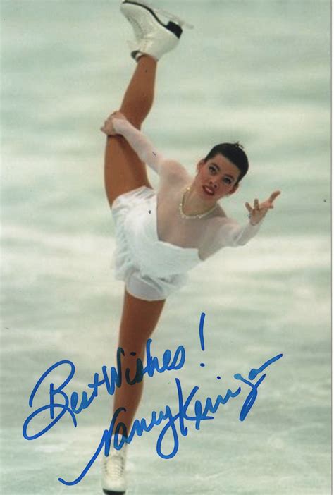 Nancy Kerrigan Signed 4x6 Photo Olympic Figure Skater 1 - Memorabilia