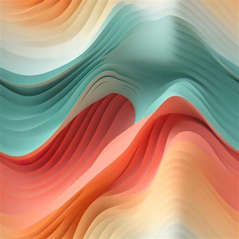 Premium AI Image | seamless pattern wavy wave lines