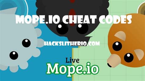 Use the cheat codes of mope.io well for prevailing over other players ...