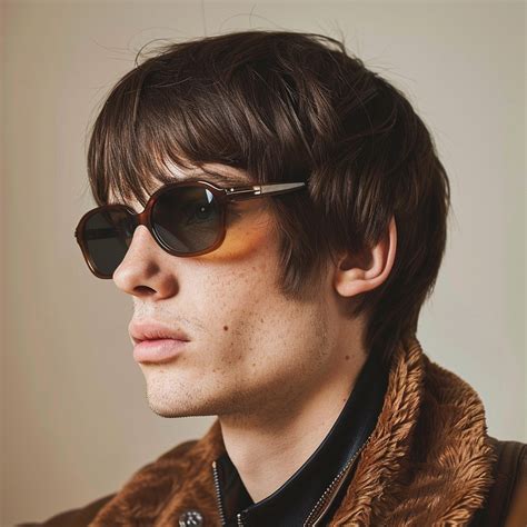 mod cut hairstyle  men  timeless  trendy