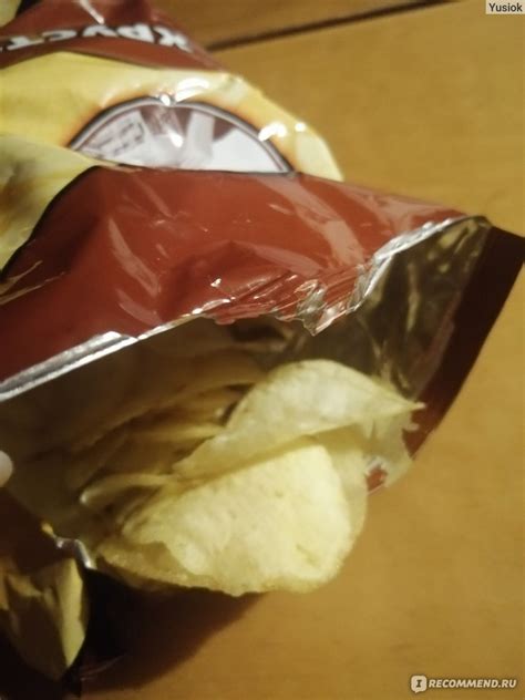 Чипсы картофельные Хрустящий картофель с солью в ломтиках - «Любимые ...